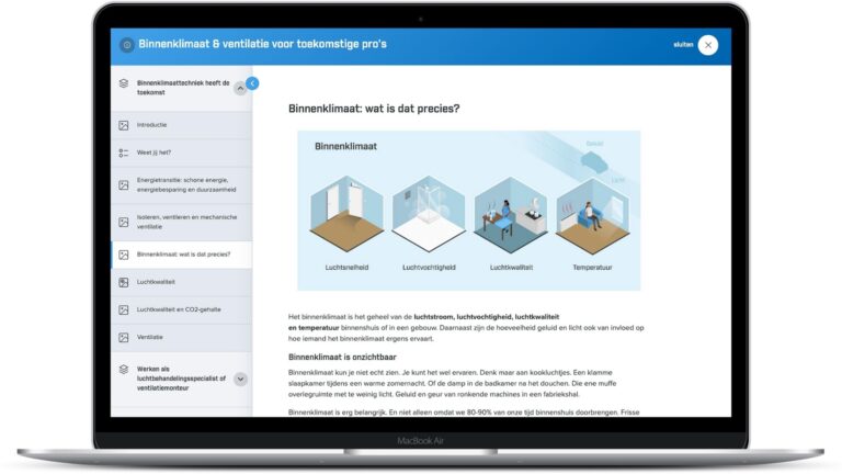 Screenshot binnenklimaat