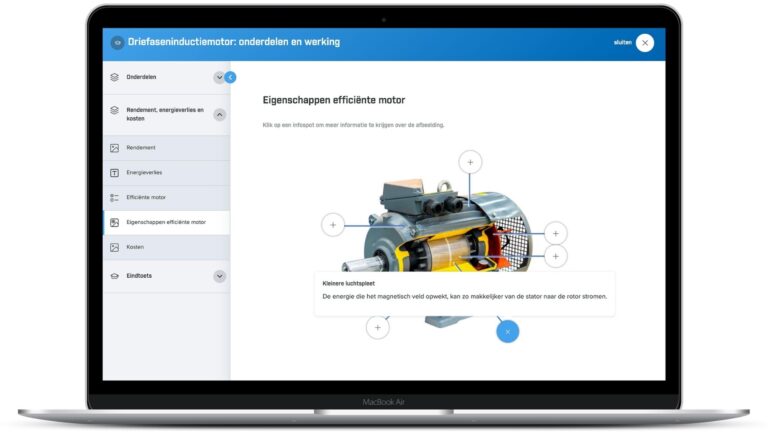 Screenshot laptop inductiemotoren
